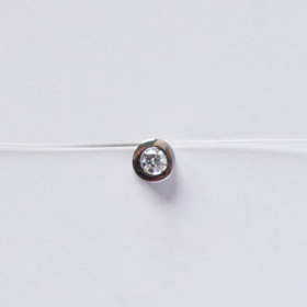 Minimal 3mm Gemstone Pendant
