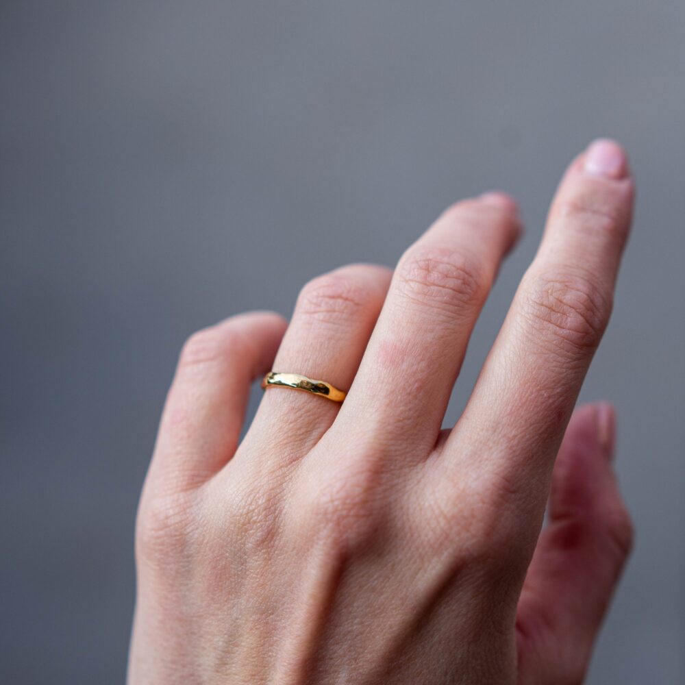Item 020 | Flow of Gold Band | 3mm wide | Ring Builder — изображение 3