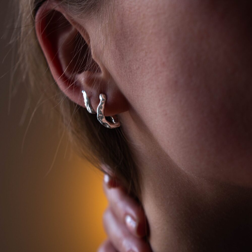 Double Loop Wave Earrings — изображение 8